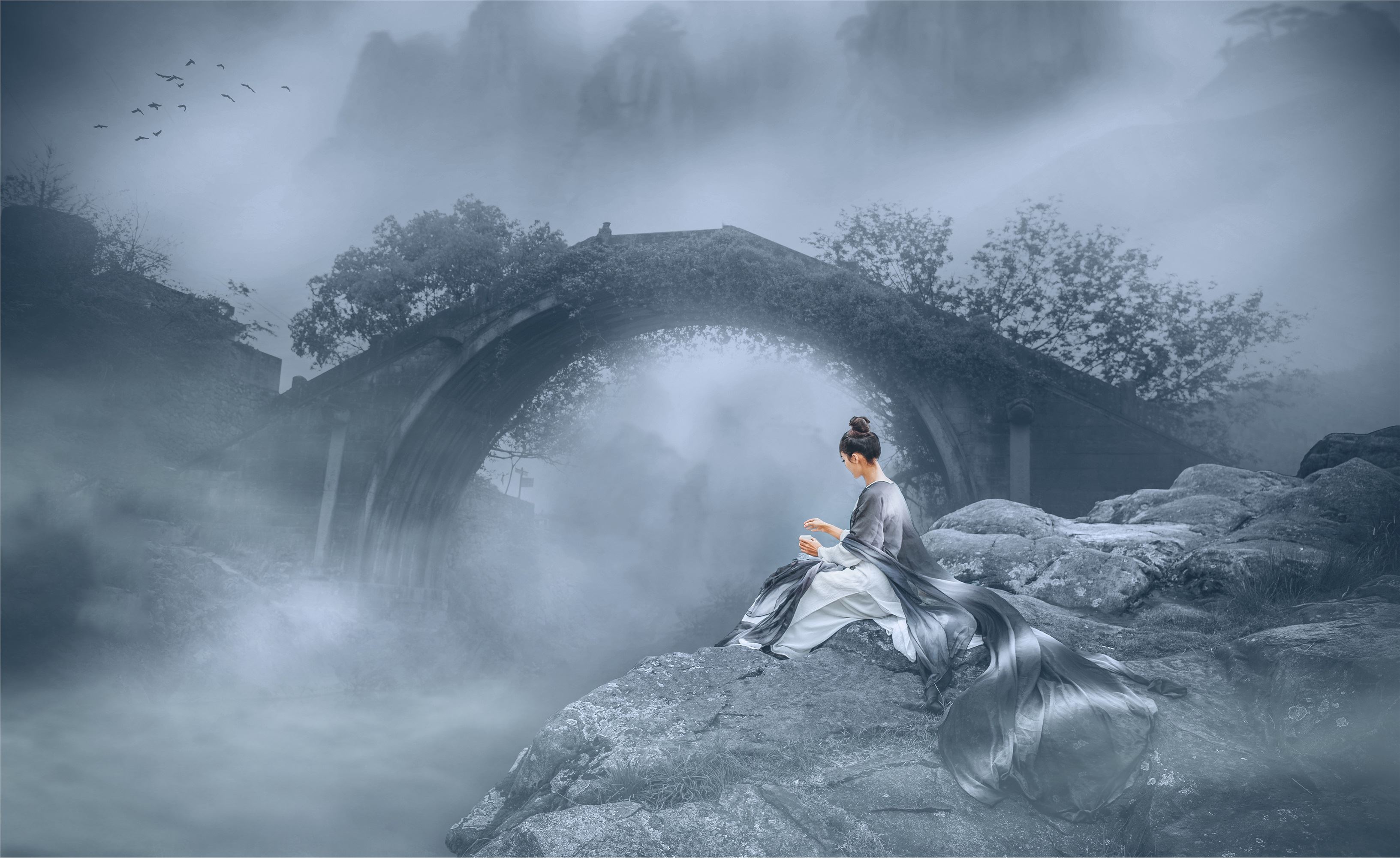 YITUYU艺图语 2021.08.06 水清酿酒，墨浅弄云 敏敏